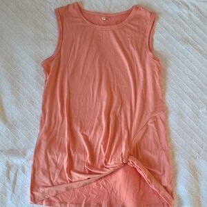Coral Sleeveless Women's Top